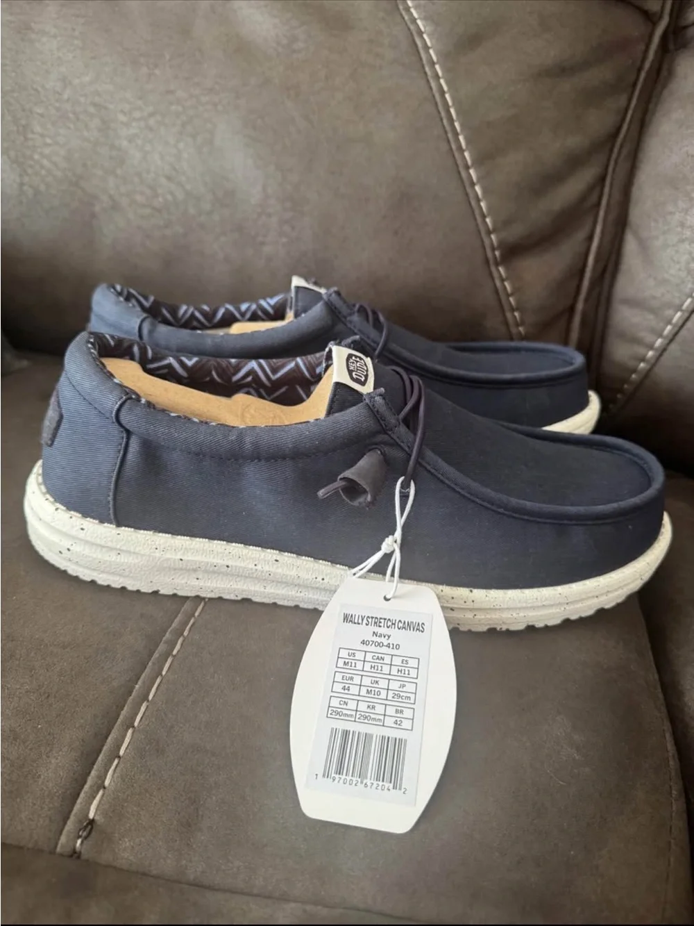 Men’s Hey Dude Wally stretch canvas